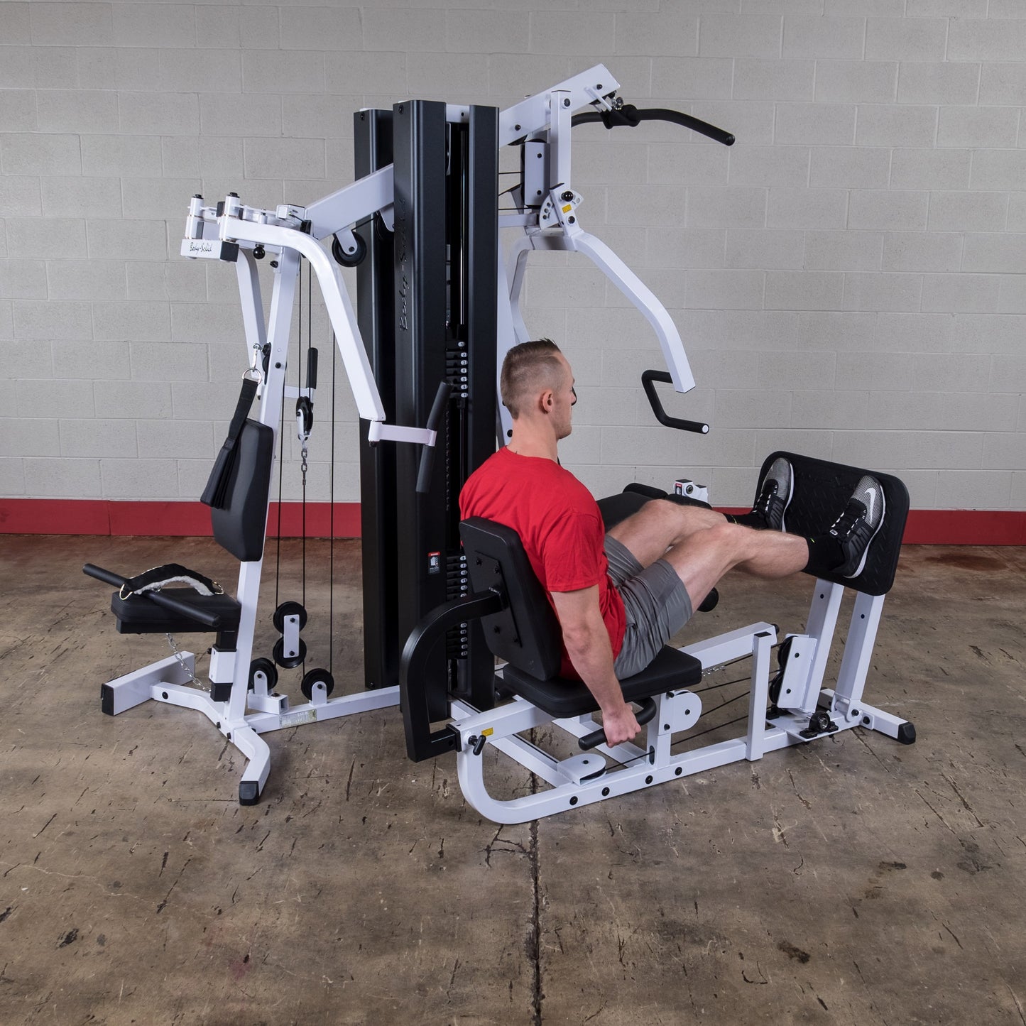 Body Solid EXM3000LPS Commercial Double Stack Gym - 3 Station