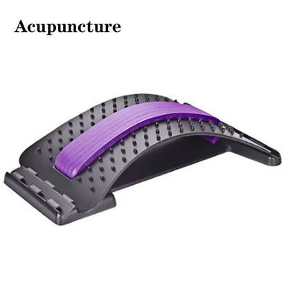 Magnetotherapy Multi-Level Adjustable Back Massager Stretcher Waist Neck Fitness Lumbar Cervical Spine Support Pain Relief